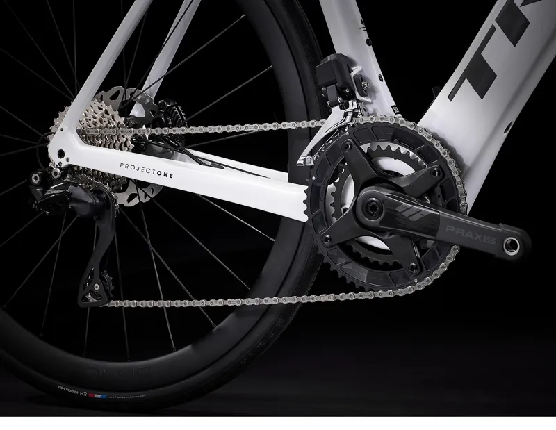 Trek Domane SLR 6 Carbon Road Bike in Crystal White-1